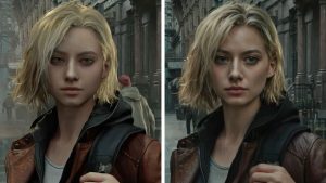 comparatif DLSS 4 vs DLSS 5 avant/après