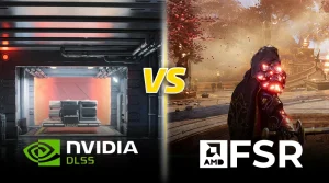 omparaison qualité d'image DLSS 4.5 et FSR 4.1 en 4K