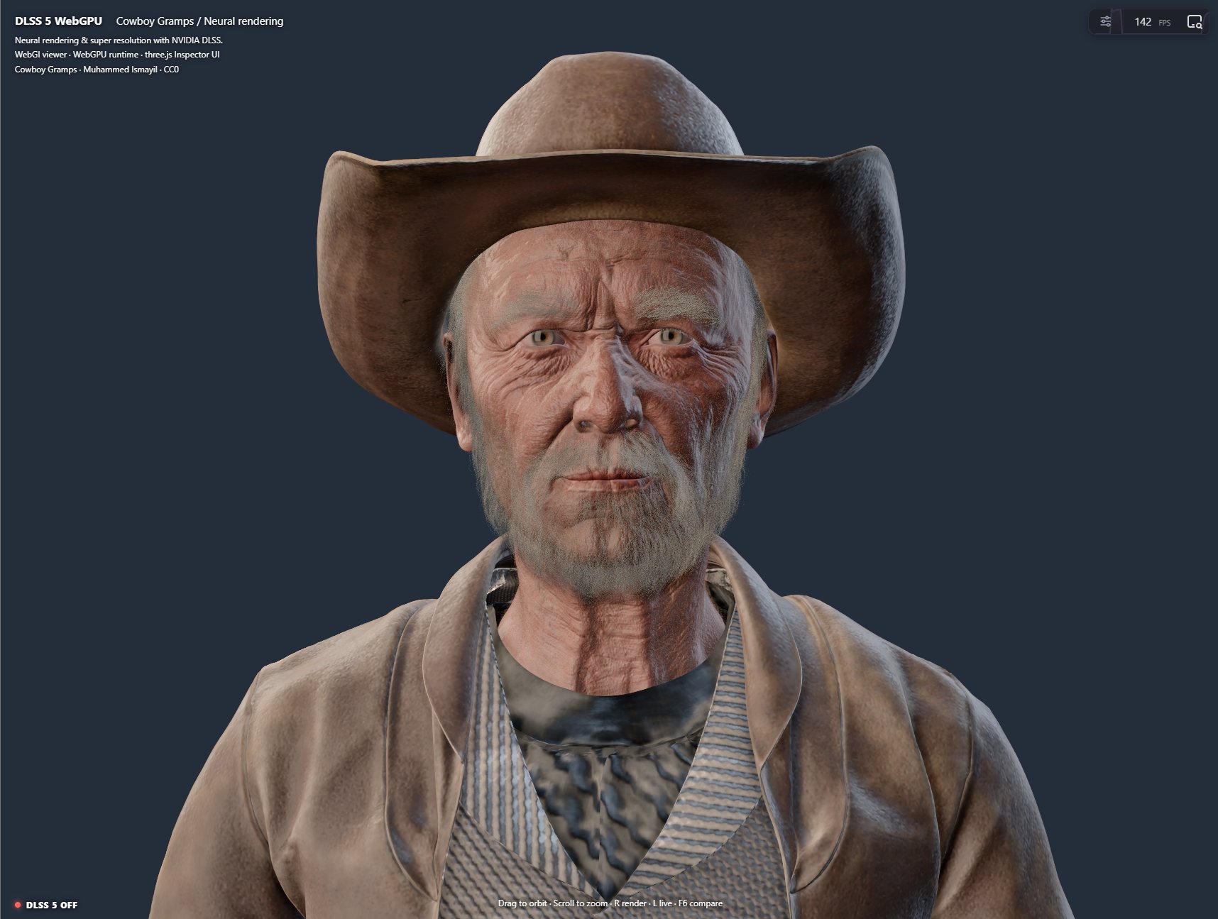 démo DLSS 5 navigateur WebGPU