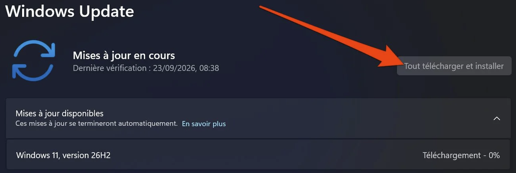 Windows Update 26H2