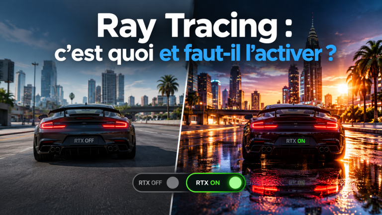 comparatifs « ray tracing activé / désactivé
