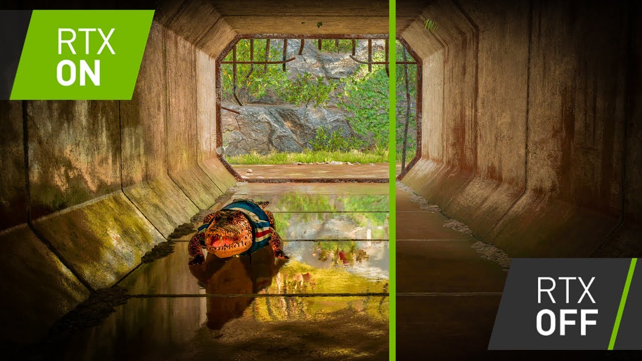 comparatifs « ray tracing activé / désactivé